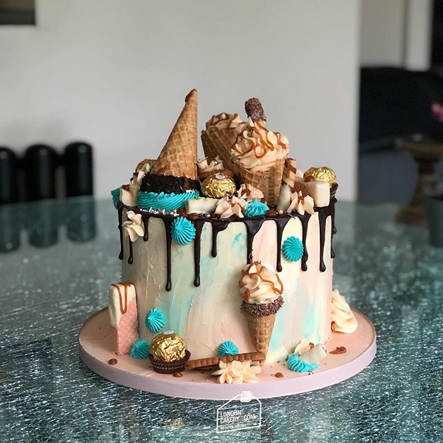 LondonCakery's tweet photo. #eggless #dripcake with lots of goodies #cake #birthday #ganache #texturedganache #bake #londoncakes #london #londoncakery #ruislip #smallbusiness #nofilter https://t.co/s8CVEooXCt https://t.co/NEdmHJ588o