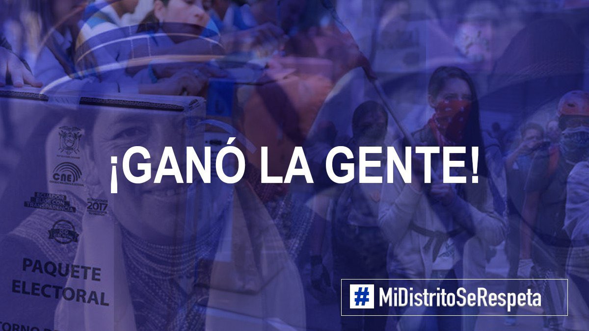 GerardoToledoEc's tweet photo. #MiDistritoSeRespeta https://t.co/9MXJXlHpgs