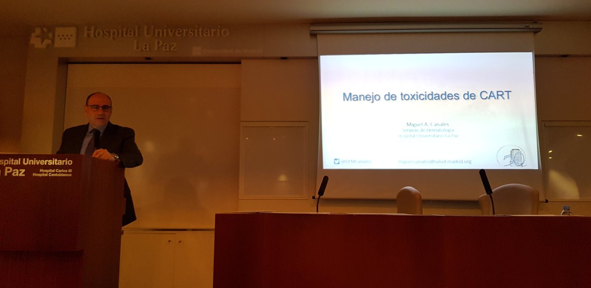 mer_501's tweet photo. Manejo de las complicaciones de las CART por el @DrMCanales en #hematobites
#CARTcells #hematologia
@HematoLaPaz https://t.co/CF6ty2NIDH