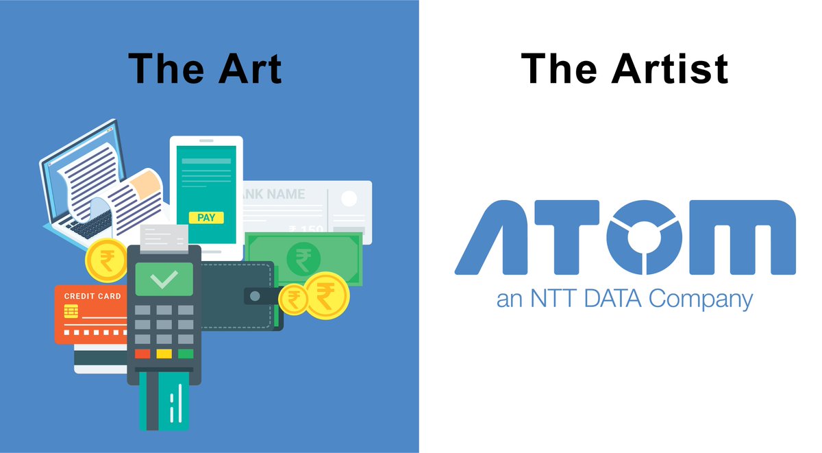 nttdatapayments's tweet image. The biggest artist to all your #digitalpayment requirements! #TheArtVsTheArtist #Atomtech