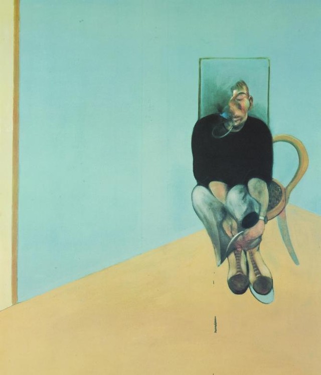 multoken's tweet image. Francis Bacon, "Study for Self Portrait 1982", 1984