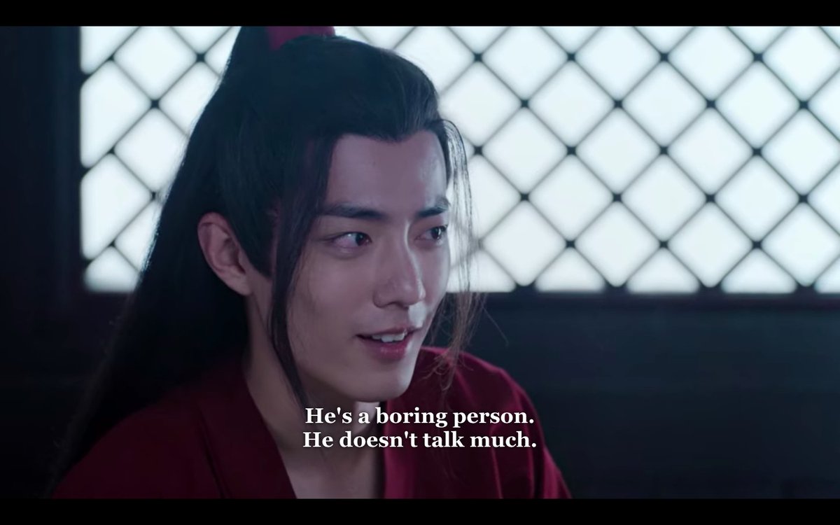 is there anyone who doesn't talk about their crush exactly like this, with this exact face   #mdzs
