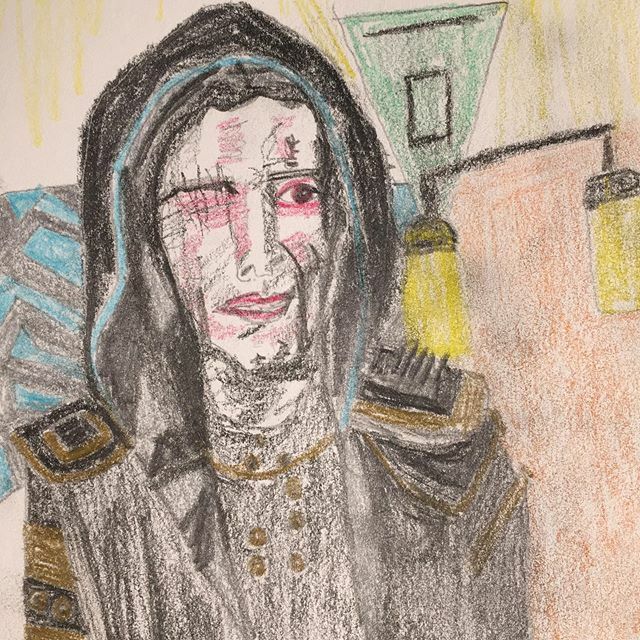 penguinswander's tweet photo. The Dark Commander from The 100. Number 83 out of 100. Tomorrow I have to go buy some new sketchbooks. #thedarkcommander #darkcommander #the100
#the100season6 #the100fanart #100portraits #100portraitschallenge #100portraitchallenge #draw100faces #pengui… https://t.co/dbTsBGxBEI https://t.co/kQ9VVN9pTW