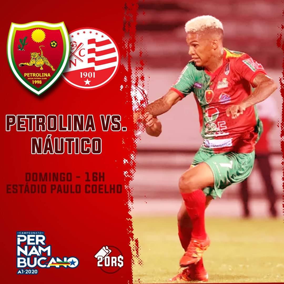 DOMINGO TEM A FERA SERTANEJA NO PAULO COELHO 💚💛❤️ 

Às 16h do domingo(26), nosso Petrolina entra em campo para enfrentar a equipe do Náutico, a partida que será válida pela segunda rodada do Pernambucano 2020, é a estreia da nossa Fera Sertaneja dentro de casa.