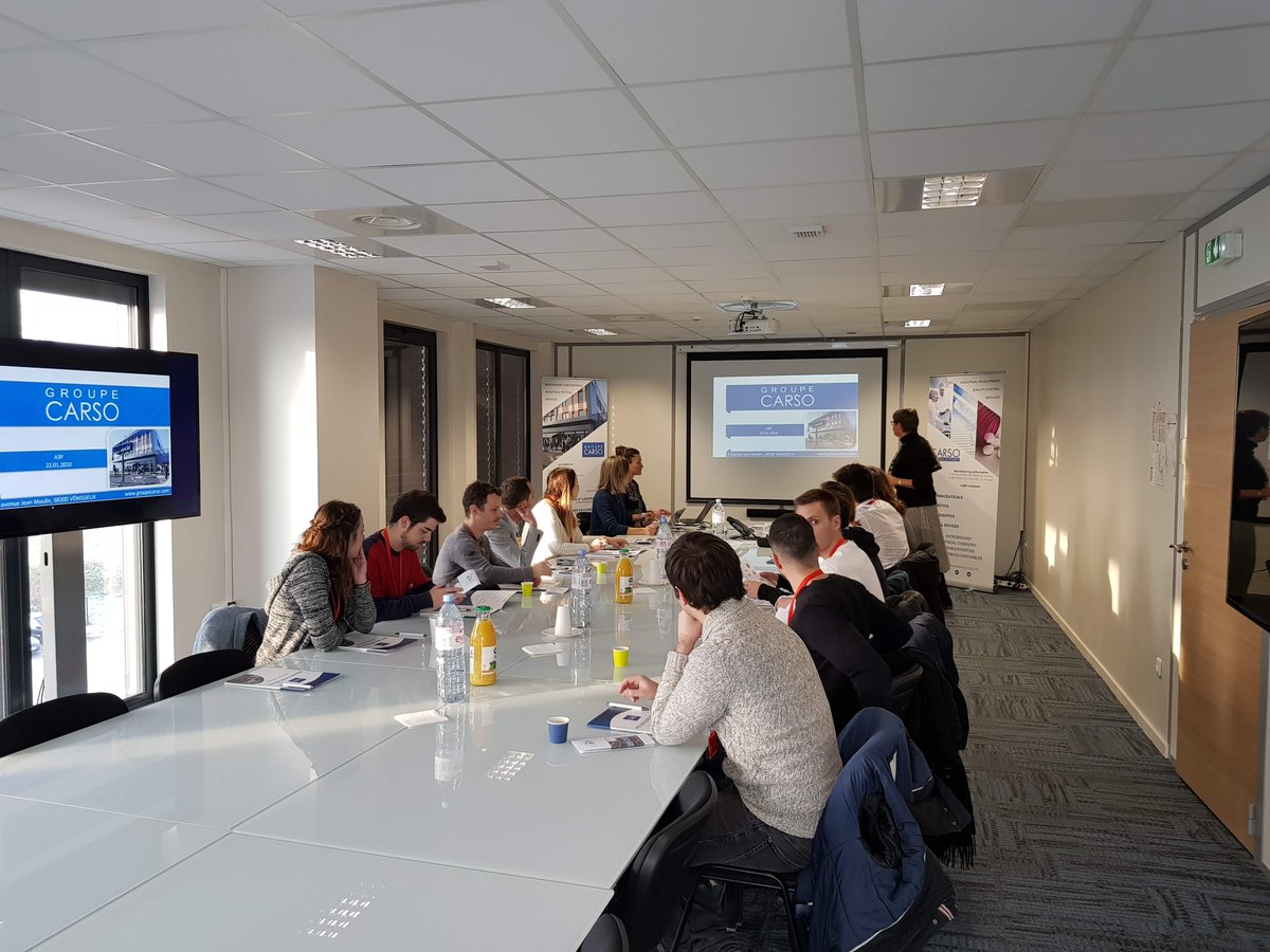 Ce mercredi 22 janvier, CARSO Pharmaceutique recevait l'Association #A3P. Une présentation complète de nos prestations analytiques sur Vénissieux et Neuilly-en-Thelle leur a été proposée.
