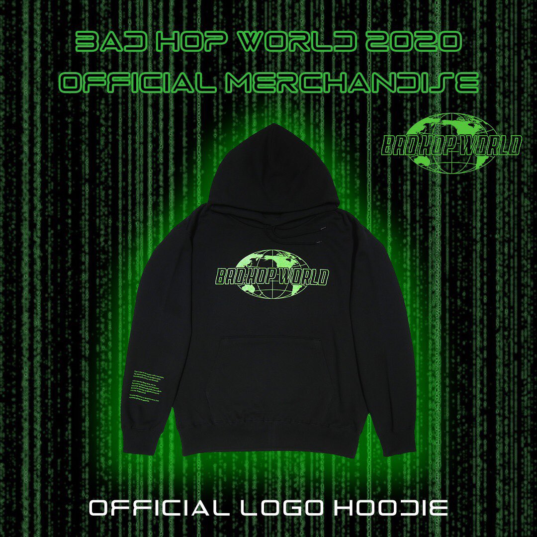 BAD HOP WORLD 2020 OFFICIAL MERCHANDISE 当日会場にて販売される 
