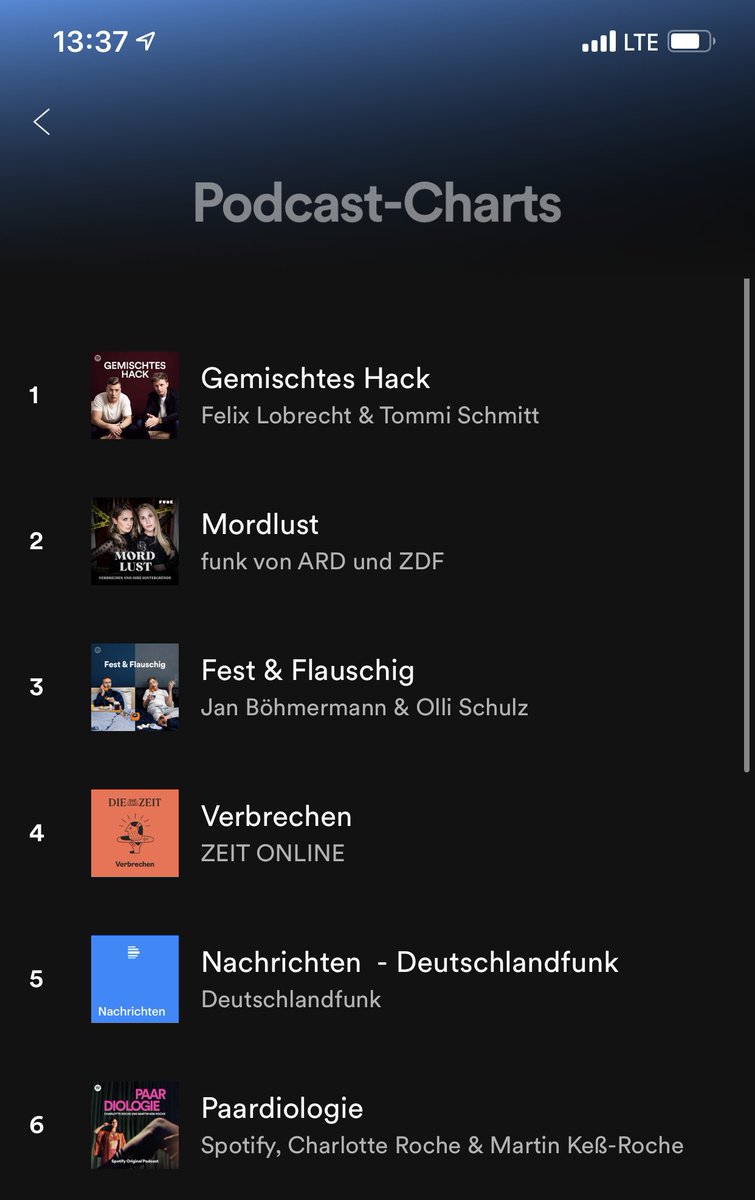youjustdontdo's tweet photo. Oh, wer ist denn da auf Platz 2 der Spotify Podcast-Charts? 🔥 https://t.co/uHFdwRIRdz