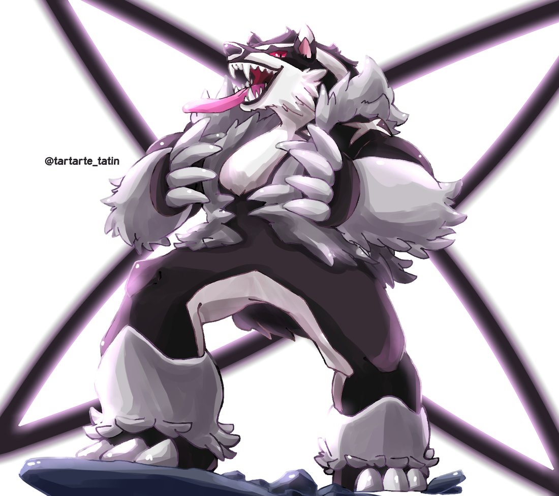 タルトタタン 215 400 Ar Twitter No 033 ていしポケモン タチフサグマ Obstagoon ブロッキング タルトの毎日 ポケモン図鑑