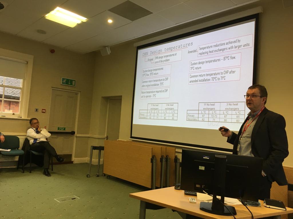 DC2Engineering's tweet photo. Sharing knowledge and experience at the @HarperAdamsUni STEP transformation presentation in Shropshire #renewableenergy #districtheatingnetwork #biomass #DC2engineering https://t.co/MQ4uWkEfG8