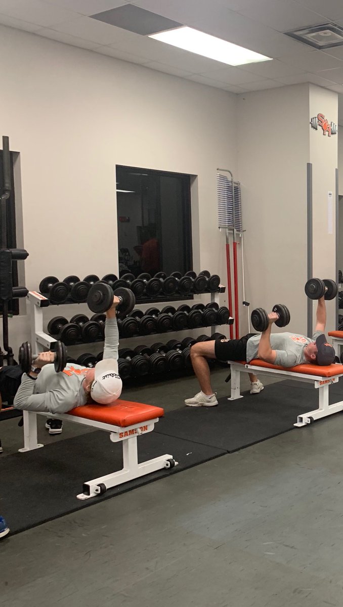BearkatsMGolf's tweet photo. Getting great work in this week as we start the Spring! Strength in Mind, Body &amp; Game #EatEmUpKats https://t.co/1oUWFFJ0Vj
