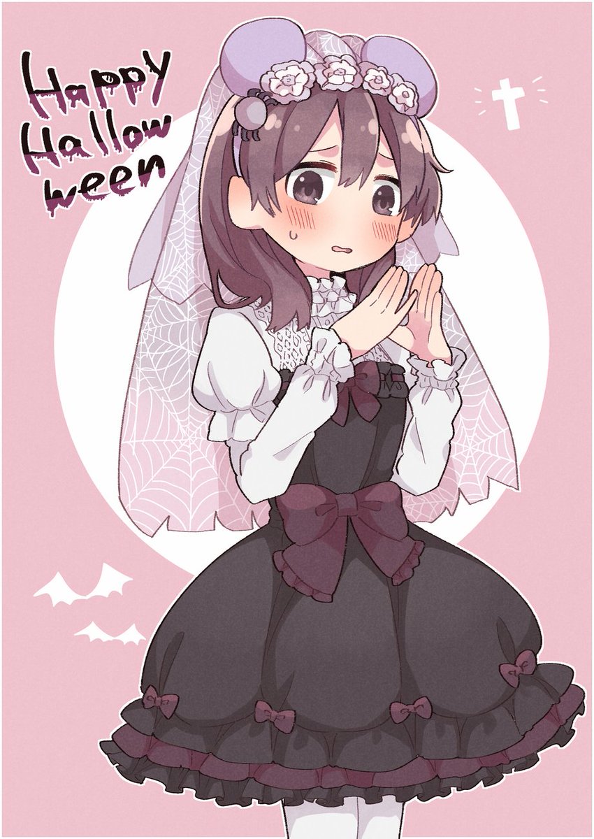 内気な先生を生徒全員で激励する漫画 ハロウィン編 