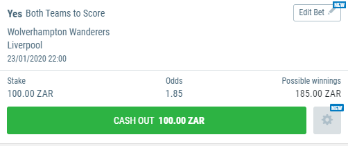 StormBets's tweet photo. Bet for #premierleage tonight. #WOLLIV btts. My forecast model shows odds of 1.46 so it does offer value. #footballtips #valuebet #stormbets https://t.co/y4g5t12pwx