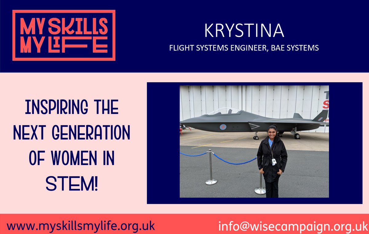 K_Ramps's tweet photo. I’m a Coordinator, Influencer and Manager and now work as a Flight Systems Engineer! #MySkillsMyLife @thewisecampaign #WomenInEngineering #WomenInSTEM https://t.co/6oLnH8V8jQ