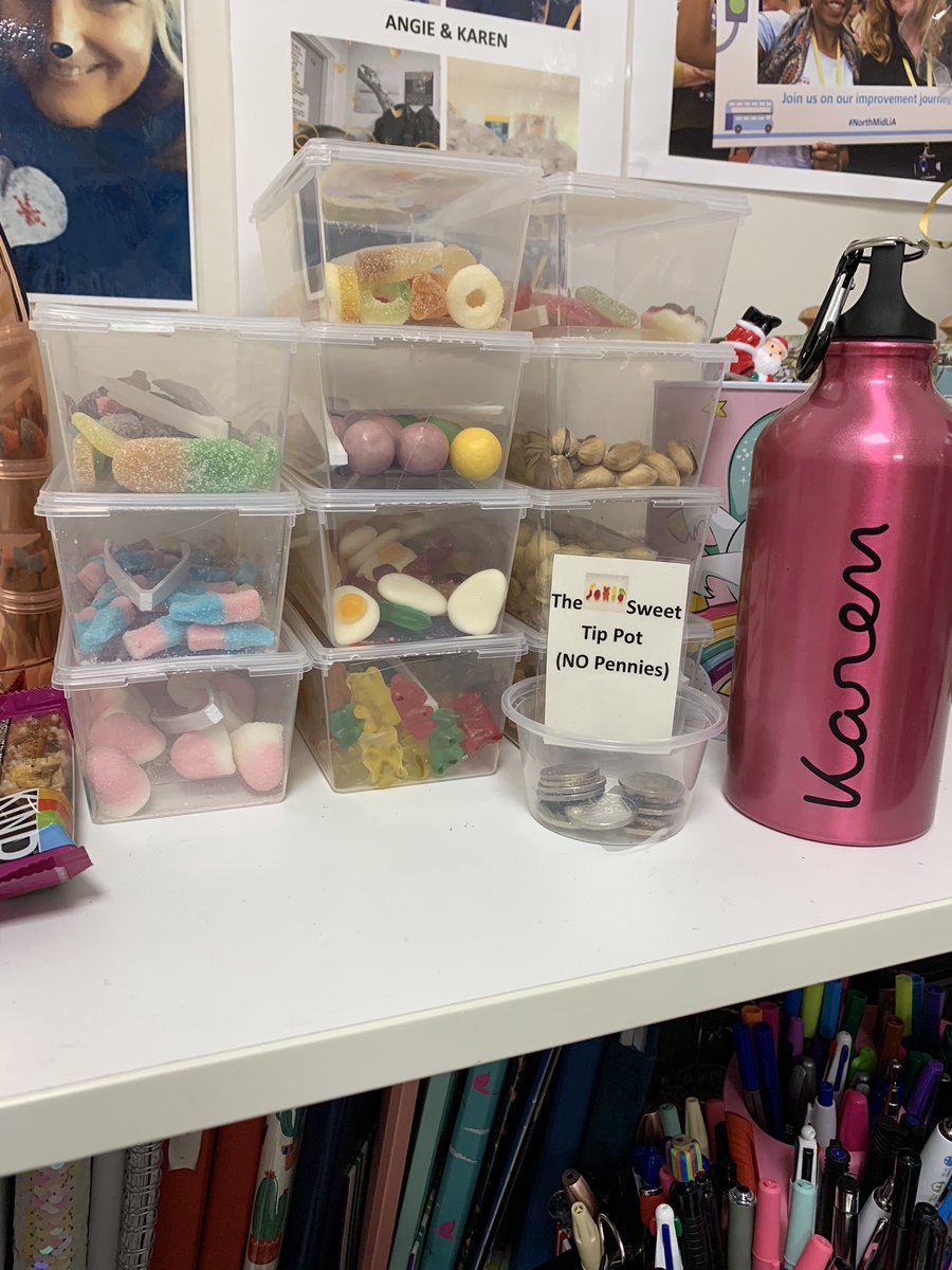 MissK_Arch's tweet photo. Favourite corner in my office 🍭🍬🍡🍭🍬🍡#KeepingThingsSweet #NHSTreatCorner #EDSaviours #TantrumCorner https://t.co/43IvZinz5m