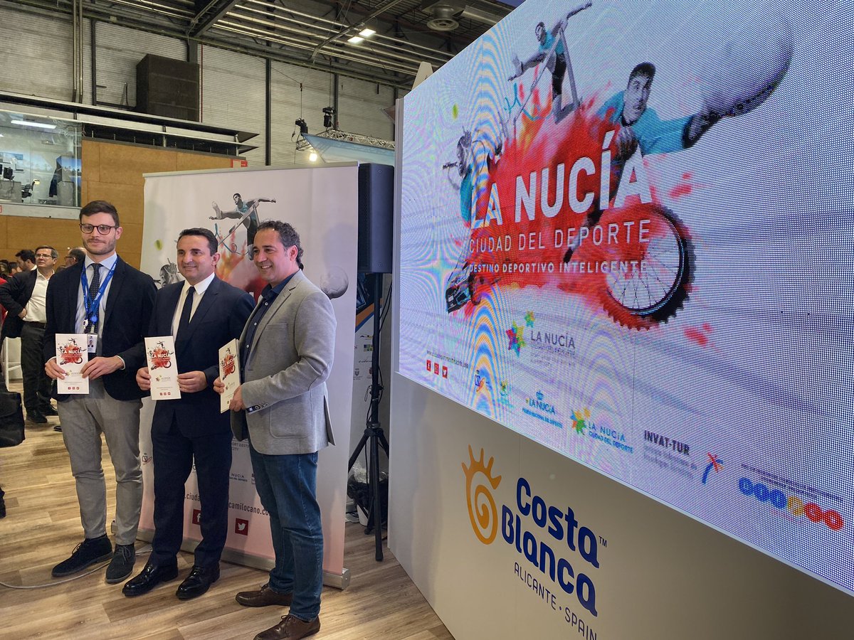 tbuades's tweet photo. 👉Ayer presentamos en #Fitur el Plan Estratégico del Proyecto @lanuciadeporte para trabajar y poder convertirnos en el I Destino Deportivo Inteligente del Mundo.🏟⚽🏸 Teniendo como objetivo la transformación del Ayto. @LaNuciaES hacia un (DDI)✅bajo el contexto de Smart City.📲 https://t.co/bCSBuC2EKU