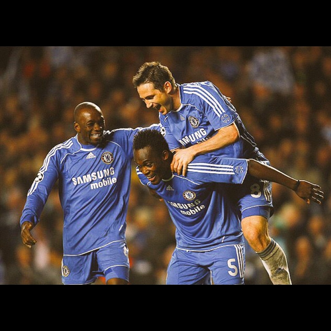 MichaelEssien's tweet photo. Describe this trio ⚽️ #CFC 💙 https://t.co/SQlZcqImLp