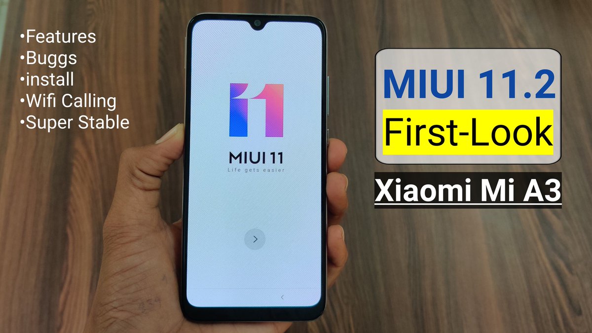MadanGaikwad14's tweet photo. https://t.co/KPDThpzvaO
MIUI 11.2 features for Mi A3
#mia3 #mia3miui11 #mia3android10update https://t.co/UUWe7GusE3