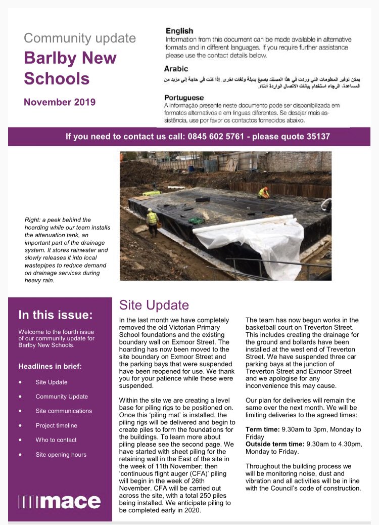 queensmillsch's tweet photo. Great progress over at the new Barlby School 🏫 provision. Read more via their community newsletter. 

#BarlbySchool #specialeducation @RBKC #londonschools https://t.co/MIFxlKaRtE