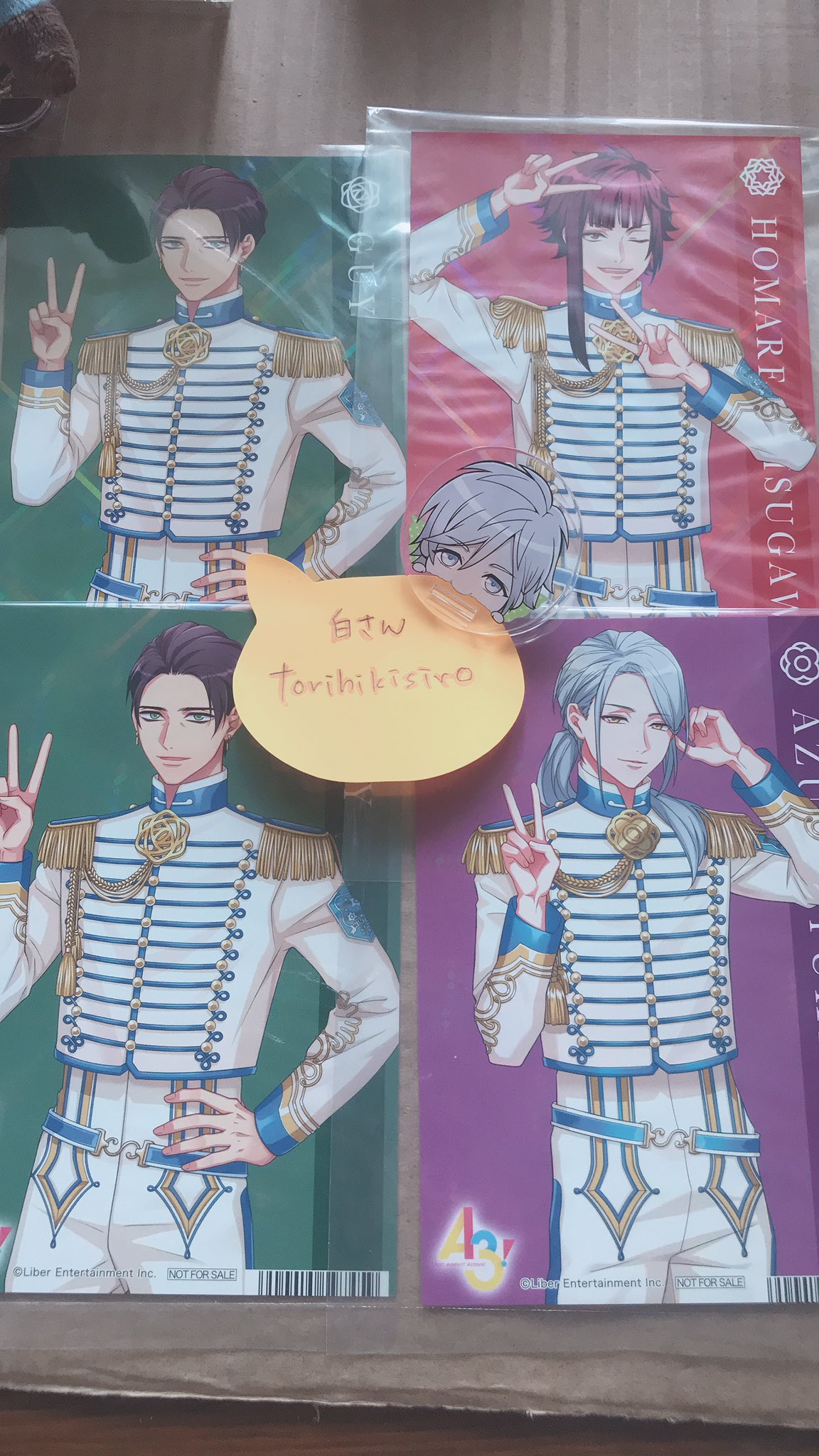 新品☆あんスタ☆Adam【乱凪砂】アニカフェ☆ラバーチャーム