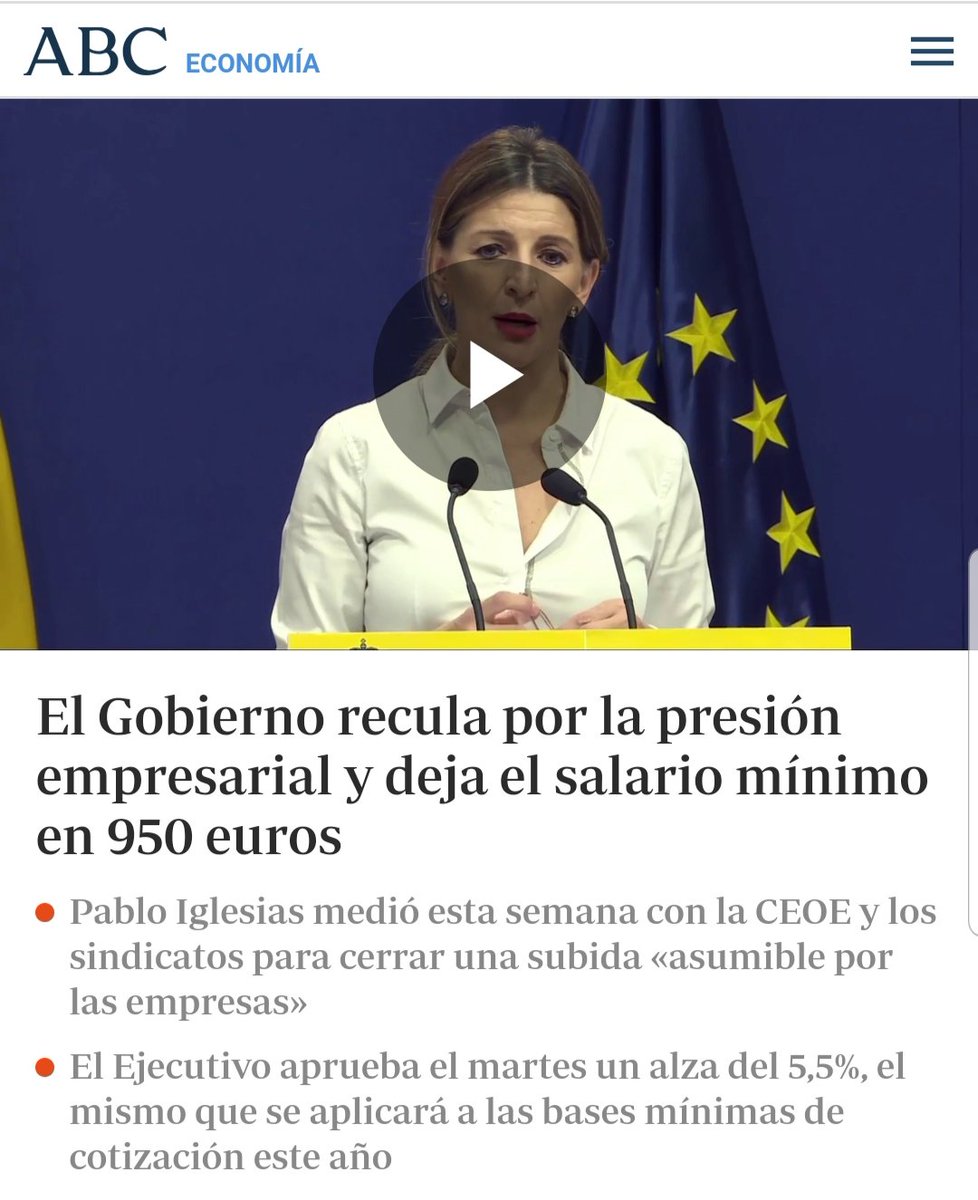 Santi_ABASCAL's tweet photo. Claro que hay que subir el salario mínimo. Y quizá más. Pero no deben asumir el coste los creadores de empleo y autónomos. Debe ser a costa del recorte de la industria política, traducido en menos impuestos. Si no, solo traerá más miseria para las clases medias y los necesitados. https://t.co/78FPCjdovZ