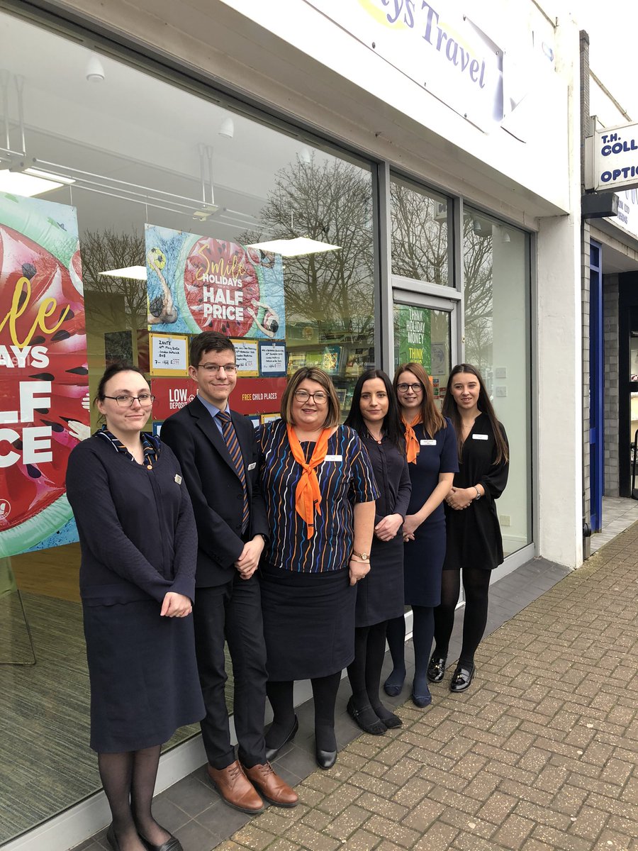 benjamincoren's tweet photo. The team at @HaysTravel #Rustington is eight-strong after the original Hays branch in the village merged with the former #ThomasCook branch @travelweekly #YourTw https://t.co/kHX7vevGdy