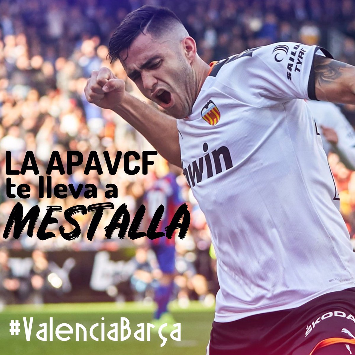 ¡La #APAVCF te lleva a Mestalla!

Sorteo de 1 entrada 🎟 para el partido de #LaLiga entre #ValenciaBarça. 

Para participar:  
👉 Haz RT
👉 Sigue a la cuenta de la <a href="/apavcf/">APAVCF</a>
🔖 Tenemos que llegar a 16925 seguidores

¡Mucha suerte y amunt!