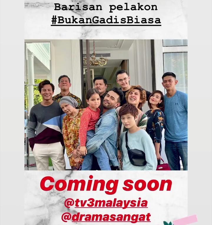 shazlirasharif's tweet photo. Coming soon guys 😉😉 #BukanGadisBiasa arahan #jspictures adaptasi novel karya #Lizanur
Barisan pelakon
#sheilarusly_jspictures #remyishak #AydaJebat #maskhan #nazimothman #jozlynnhanania #chacamaembong #zarulumbrella
Dll
Reposted from @bukangadisbiasa_tv3 https://t.co/S1GO2GqWwq