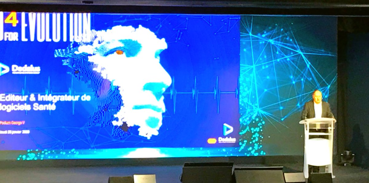 Dedalus_France's tweet photo. #D4Evolution 2.0 vient de commencer. 
« 2020 sera l’année de la robotique. Notre Pharmoduct a un réel succès parce qu’il répond aux besoins de sécurisation du circuit oncologique » dit Frederic Vaillant, CEO Dedalus France. https://t.co/nbPEziS4jJ