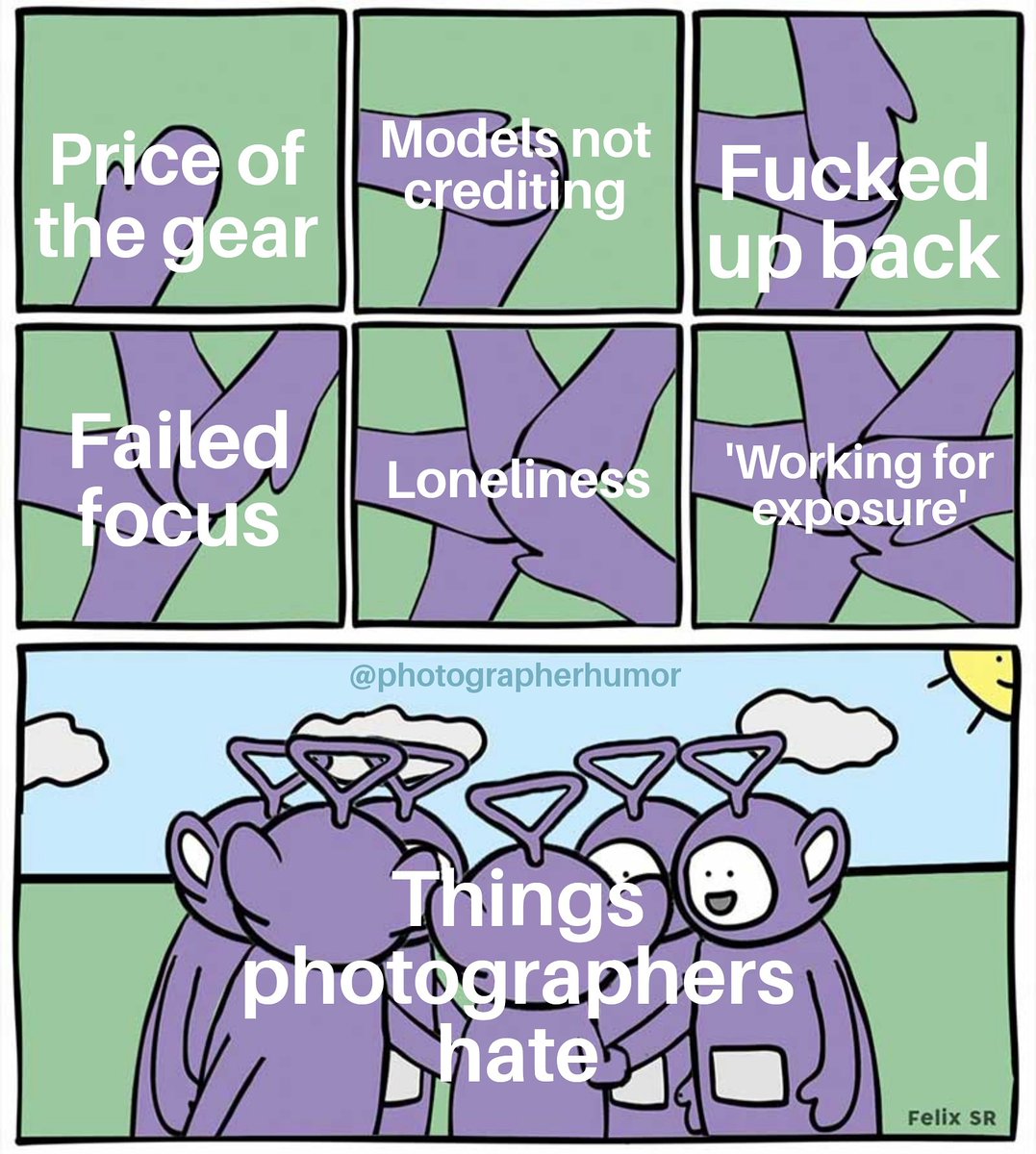 Photographhumor's tweet photo. Ok, loneliness can be a nice thing but please
#photographymemes #photographerhumor https://t.co/NXdJPupNyy