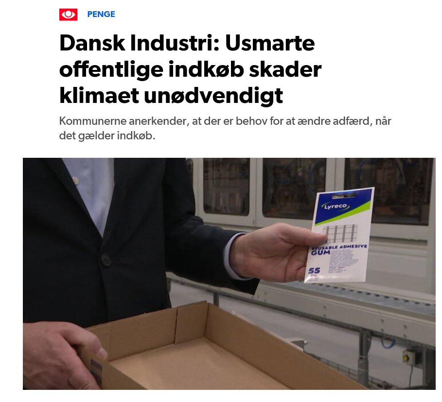 Mange kommuner har en dårlig vane med sjatindkøb. 

Næsten hver tredje ordre fra det offentlige har et samlet beløb på under 200 kroner. 

<a href="/jakob_jsc/">Jakob Scharff</a> opfordrer til, at kommunerne gør en større indsats for at købe smartere og mere bæredygtigt ind
#dkpol 
dr.dk/nyheder/penge/…