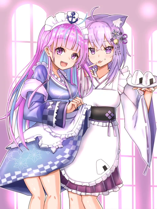 あくおか和風メイド!!

#あくあーと #絵かゆ 