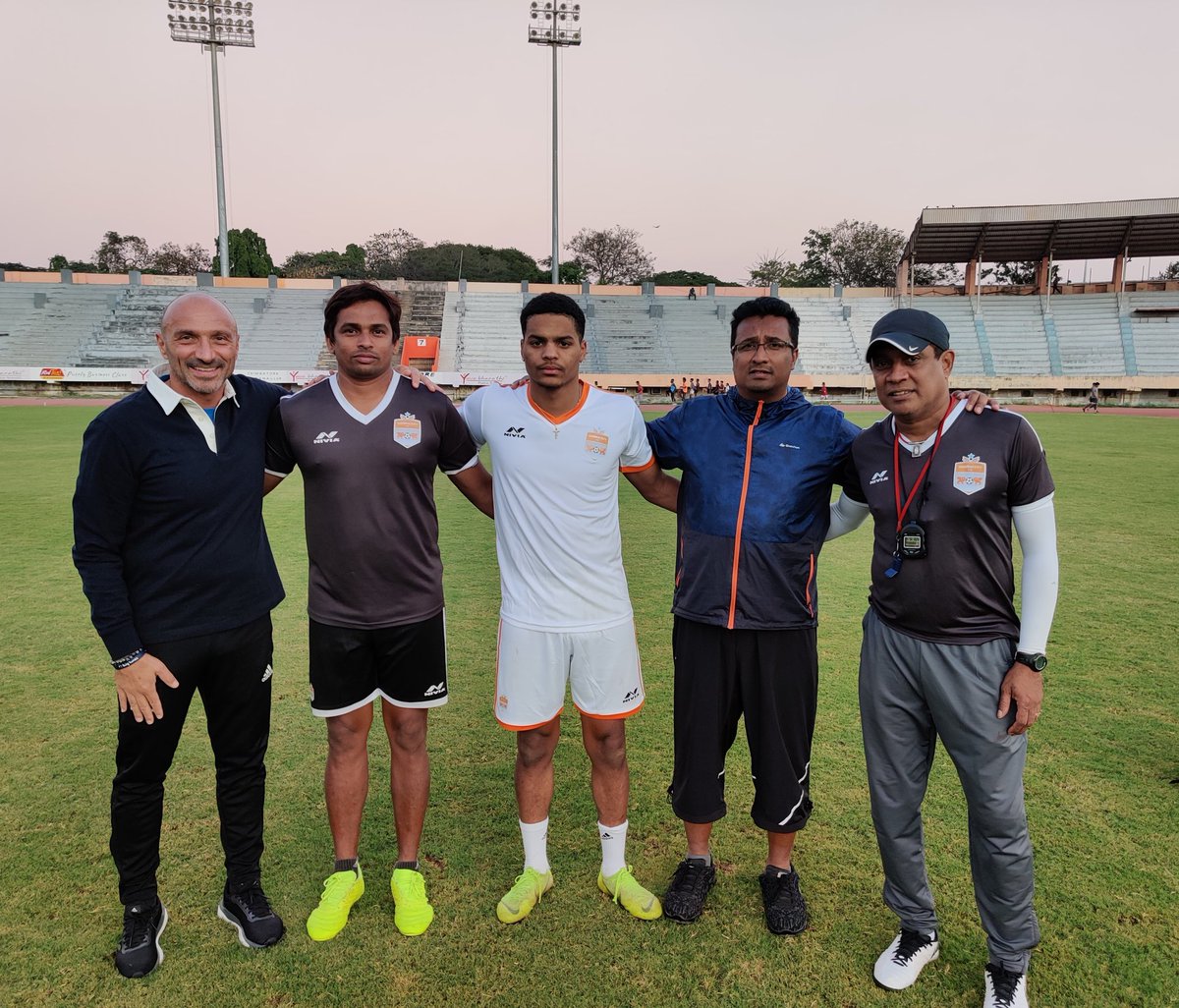 ChennaiCityFC's tweet photo. Jan adopts #VeraLevelKicku foundation! 🦁🧡
#WelcomeJan #NammaThamizhagam #CCFC https://t.co/uo7hJsScAK