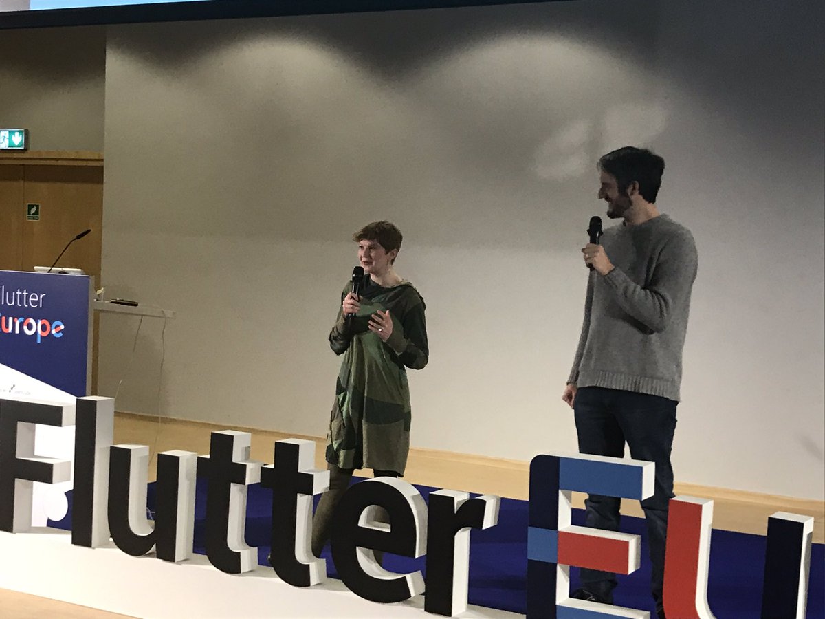 So let the Flutter Europe event start... so great