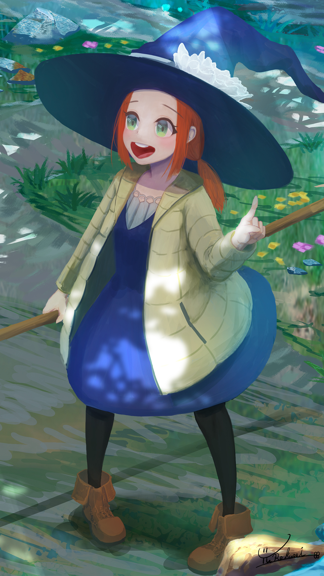 Yu楽彩 絵仕事募集中 魔女と ゴーレムと キノコの森 イラスト オリジナル 創作 ファンタジー 背景 風景 魔女 Photoshop Pixiv Url T Co Kraeg40wjy T Co Nbk0jflxms Twitter