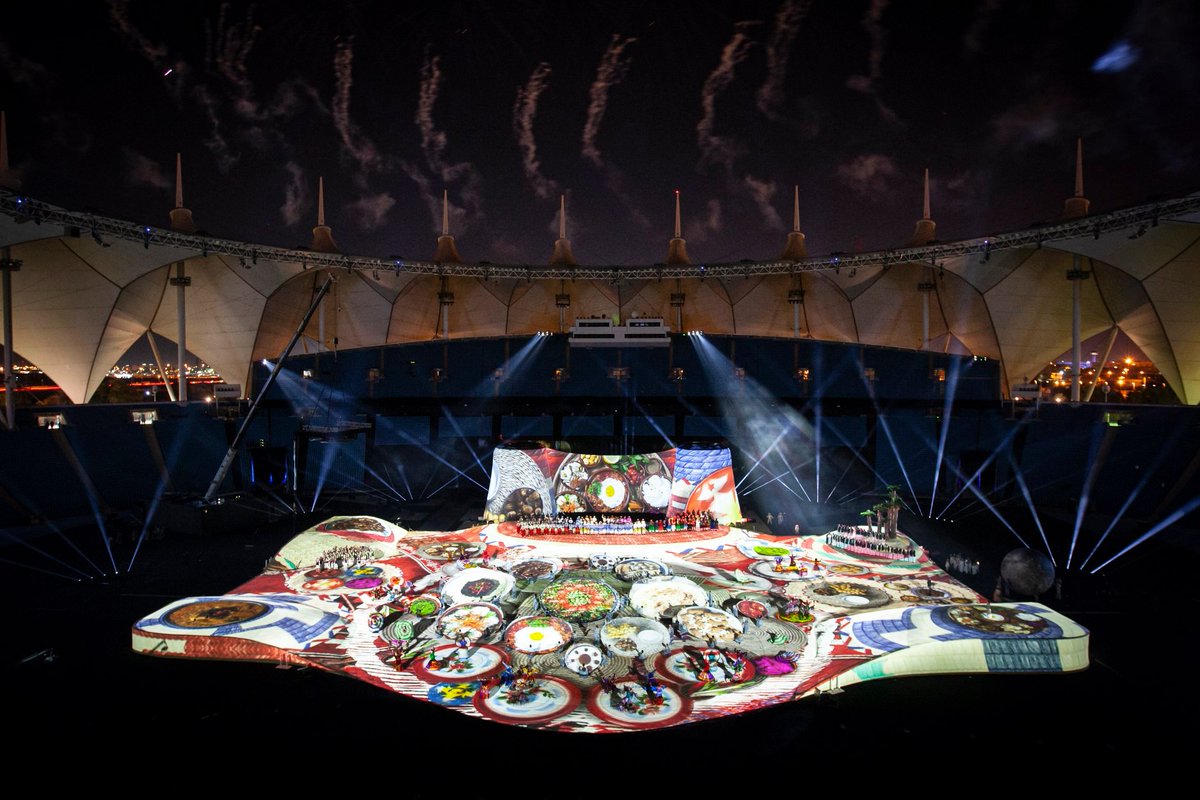 CreativeTechnol's tweet photo. CT was commissioned by our client @BalichWS to provide site-wide projection for the large scale unforgettable ‘Leila, The Land Of Imagination’ for the Riyadh Season Grand Finale event.
#Disguise #PojectionMapping #BlackTrax #KSAEvents #CTGroupEvents https://t.co/iwDOD16kEe