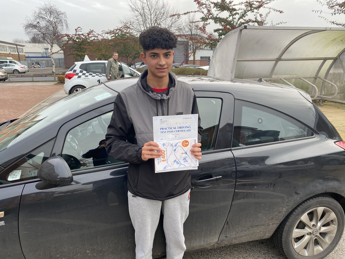 BIGLDRIVING's tweet photo. Hold tight Rohan Ajmani who passed his driving test 1st time on 17th December.
If you need driving lessons anywhere in Nottingham get in touch today!

https://t.co/v3lbxIjgtk

#DrivingLessons #DrivingSchool #DrivingInstructor #Nottingham #Beeston #Stapleford #Hucknall #Toton https://t.co/IZ8LVRBMc6