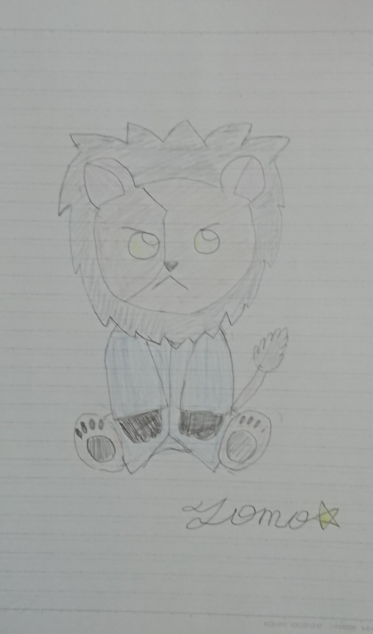 トモ ポケモン妖怪ウォッチlove בטוויטר もしもカズマが 子ライオン化の呪いがかかったらと言う設定で こんな姿になるかと思い描いてみました 福祉保育系の専門学校出身の為 動物のイラストは子ども向けの可愛い系になりましたので ご了承ください 妖怪学園y