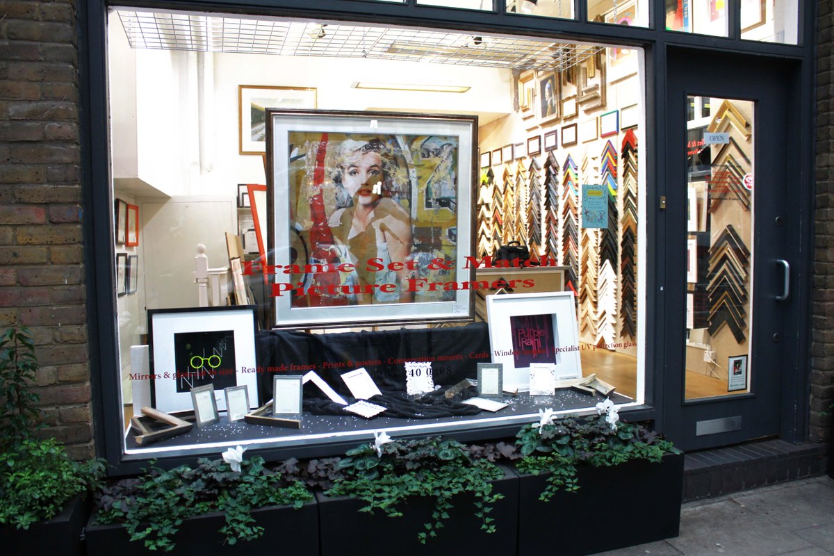 framesetmatch's tweet image. Feast your eyes on our new window display!