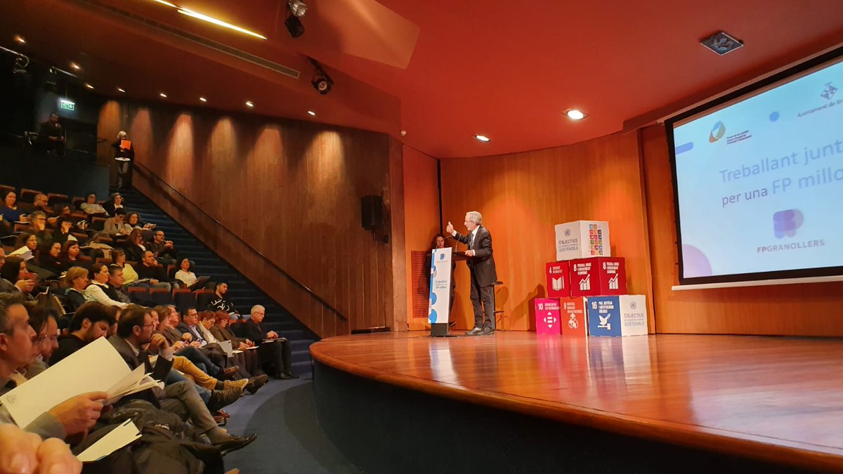 tknika's tweet photo. Jornada "Treballant junts per una #FP millor", Granollers, con motivo de los 10 años del Consejo de FP y Empleo de Granollers. Participamos en mesa redonda "La innovación aplicada en el ámbito de la FP". #10anysfpgranollers #fpcat @avinyonet @FP_Euskadi @IkaslanEuskadi @HETELFP https://t.co/Qeh8yh6N67