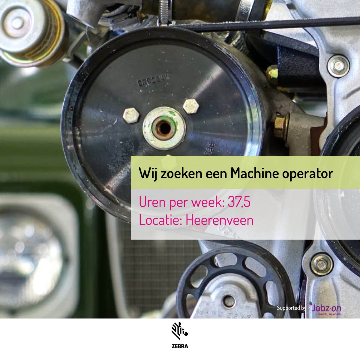 Jobz_on's tweet photo. ⚙️| Heb je twee rechterhanden? Mechanische kennis &amp; werk je graag samen in een gezellig team? Voor Zebra Technologies zijn wij op zoek naar een machine operator!
Bekijk de gehele vacature op: https://t.co/9jho1mNjHM &amp; solliciteer! 

#jijzoekt #wijvinden #werkviajobzon https://t.co/4bU0wd1dcJ