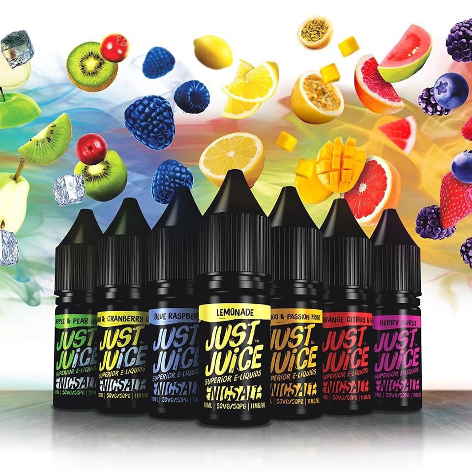 BoxHuddersfield's tweet photo. Revealing Just Juice😍! 
Now available at our “try before you buy” testing station. 
Just Juice prides itself on amazing flavours that pack a powerful punch, with a wide range of flavours from Lemonade to Blood Orange and Guava,
201 Lockwood Road, HD1 3TG #Huddersfield #vape https://t.co/xcRpRHS143