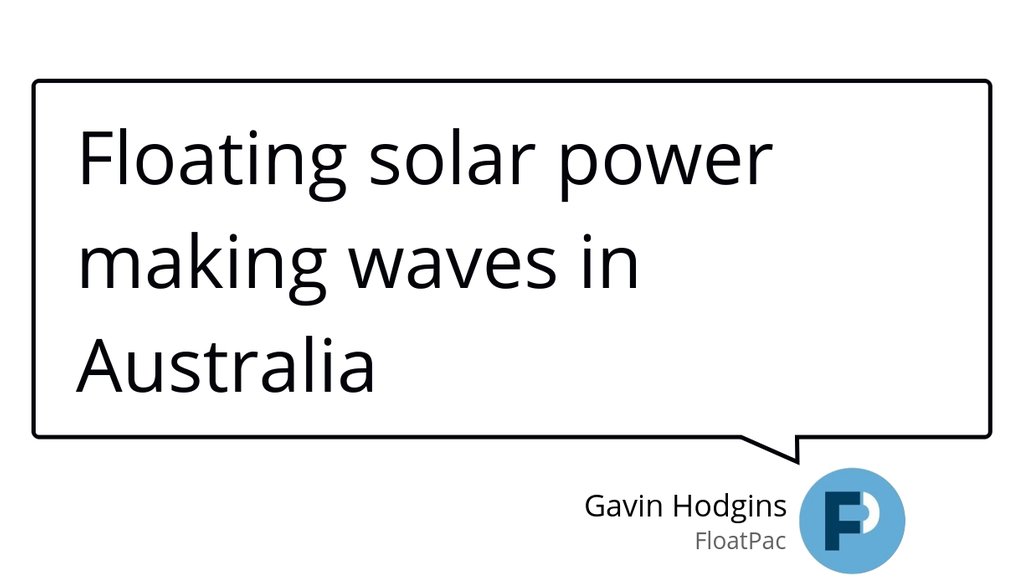 clipthevoid's tweet photo. FloatPac solar making waves in Australia: https://t.co/SxBXIR45up
#floatingsolar #solarpower #hydropower #floatpacsolar #pumpedhydro #energy https://t.co/YmJigkTfjs