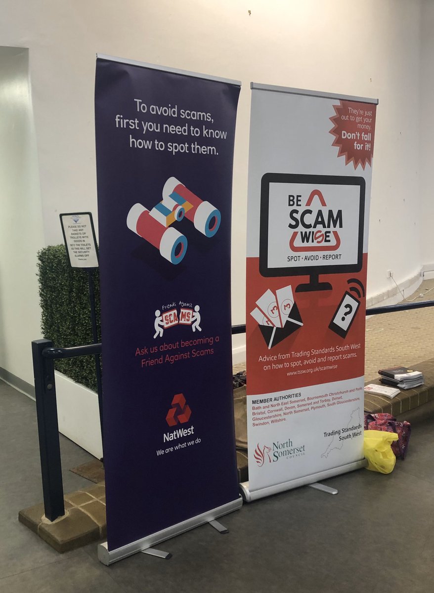 KarenWood_1's tweet photo. I was out in the community yesterday with PCSO and Trading Standards, we handed out 80 information packs to members of the public and held many conversations about protecting ourselves from scams. https://t.co/MQEx8d1Poz