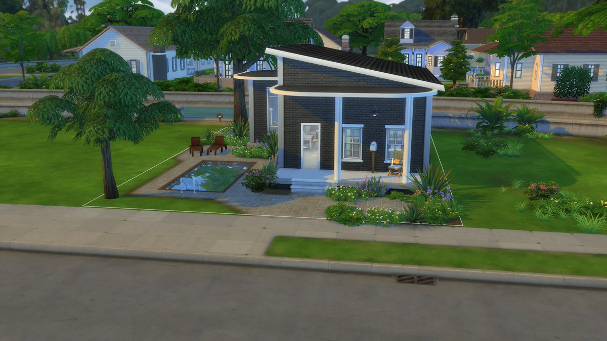 saturnecarre's tweet photo. Laquelle de ces starter basegame vous préférez ? 🥰 vous pouvez les télécharger dans la galerie avec mon ID ORIGIN qui se trouve dans ma bio 🐥 #thesims4 #lessims4 #sims4construction @LesSims #basegamehouse #starterhouse https://t.co/lrDU0xJUf7