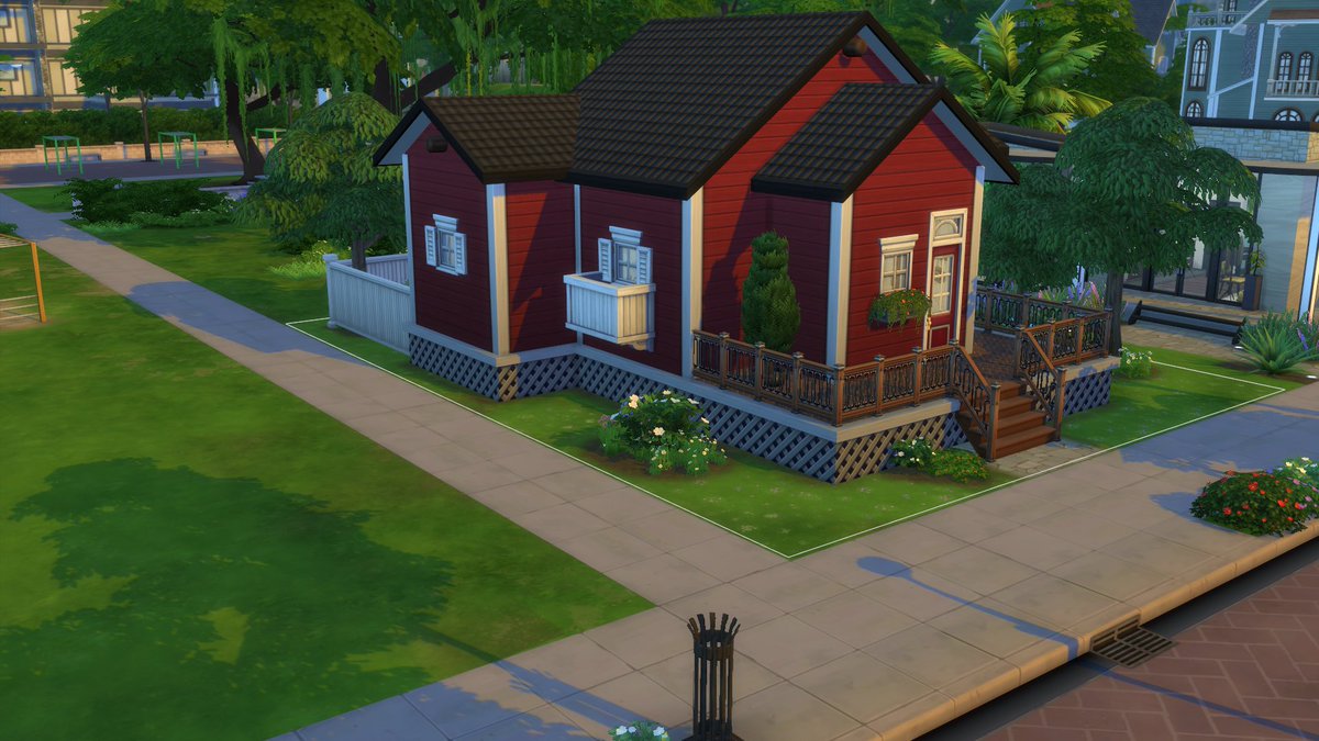 saturnecarre's tweet photo. Laquelle de ces starter basegame vous préférez ? 🥰 vous pouvez les télécharger dans la galerie avec mon ID ORIGIN qui se trouve dans ma bio 🐥 #thesims4 #lessims4 #sims4construction @LesSims #basegamehouse #starterhouse https://t.co/lrDU0xJUf7