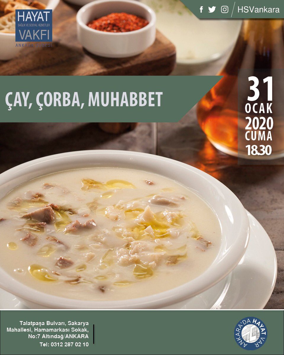 @GencYYD <a href="/__sihat/">SİHAT</a> <a href="/gelecegintibbi/">Geleceğin Tıbbı-4</a> <a href="/avicennabilim/">İbn-i Sina</a> 31 Ocak’ta düzenleyeceğimiz Çay-Çorba-Muhabbet etkinliğimizde sizi de aramızda görmek isteriz.