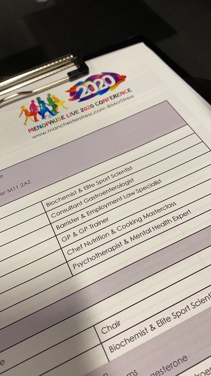 At @MIHP_UK ready for the Menopause LIVE Conference 2020 hosted by <a href="/McrStress/">Manchester Stress Institute</a> <a href="/JJNutrition/">Jeannette Jackson</a>