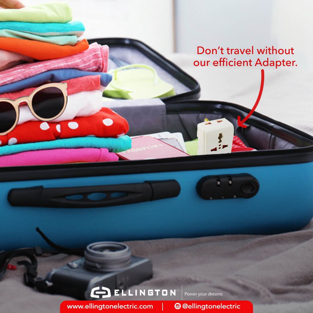 ellingtonelect's tweet image. Our Adapter with 2 USB port is a safe, smart and portable option for those stop over moments in the airport, gadget charging in your hotel or emergency charging in every situation.⁣

#EllingtonElectric #Electrical #ElectricalTools #ElectronicSolution #ElectronicInstruments