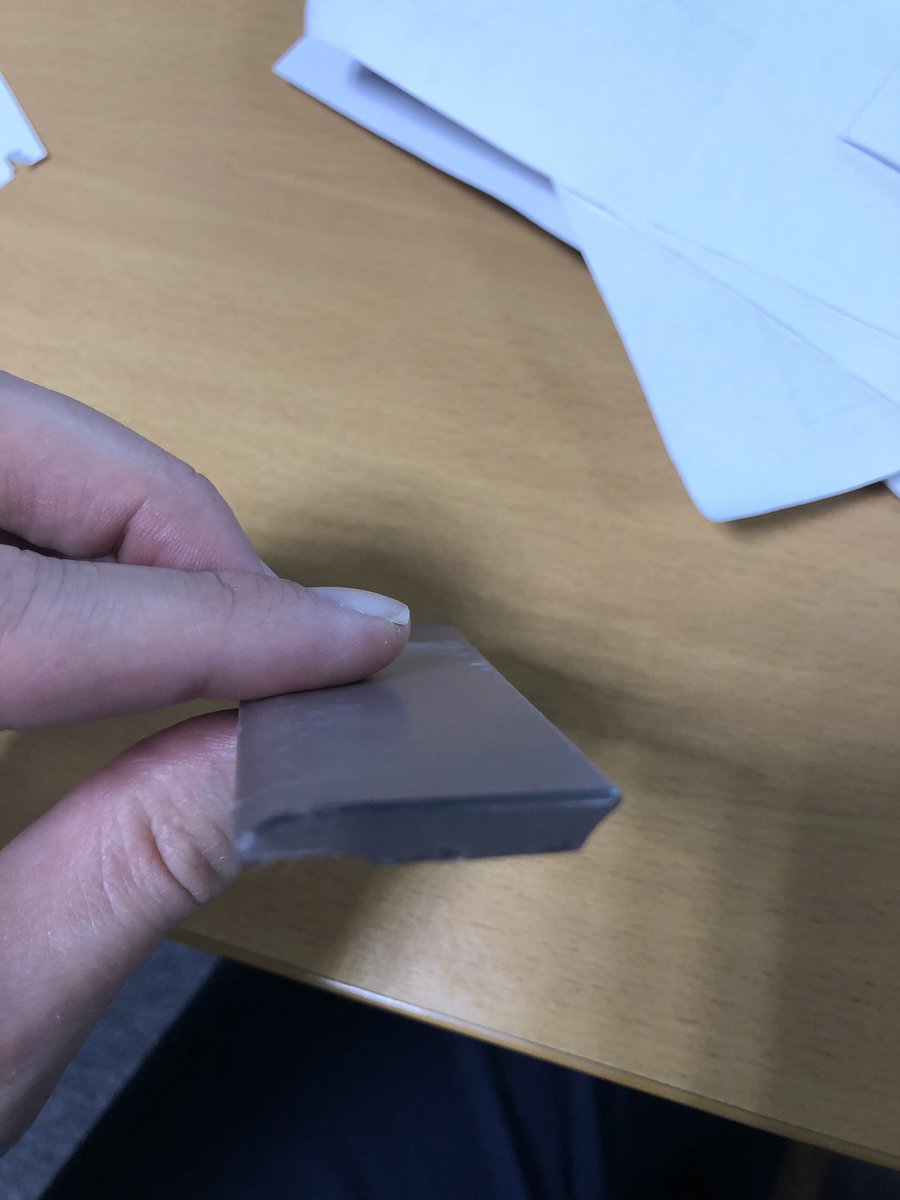 russbanton's tweet photo. @NestleUKI found this in my quality street? Tried emailing and phoning and unsuccessful each time. Had to resort to this. https://t.co/GgTTW2uTjj