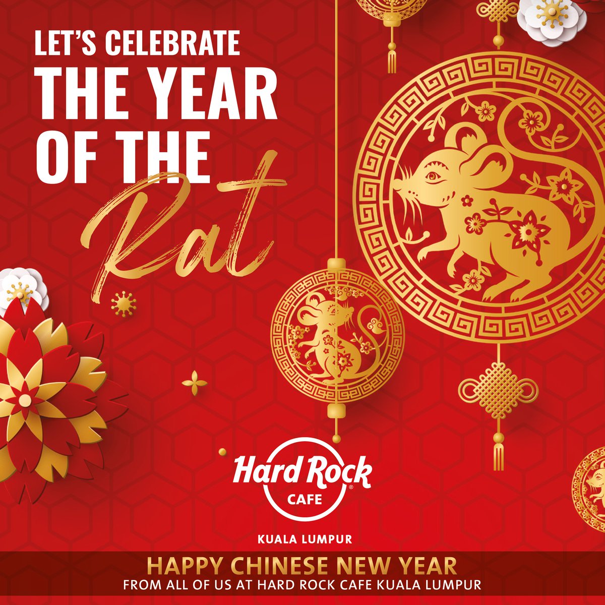 May peace &amp; prosperity come to all our #hardrockers around the world. Gong Xi Fa Chai! #cny2020 #hardrockcafekualalumpur #hardrockcafekl